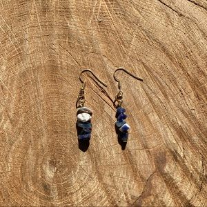 3 for $10 handmade sodalite earrings